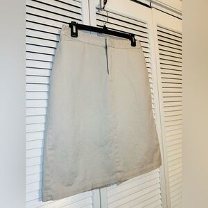 💎 Dockers Women Size Small Classic Tan A-Line Skirt Vintage 90’s